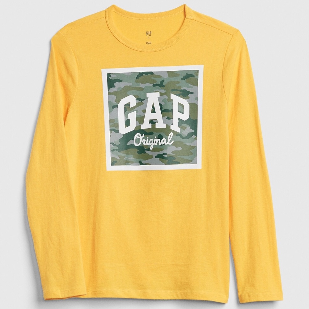 Brand,NEW GAP Kids canary yellow long sleeve shirt